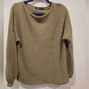 MeroWomen's Olive Crew Neck Sweater
